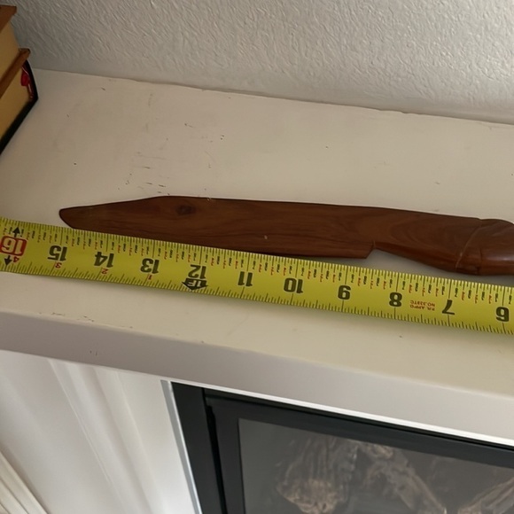 WOOD carved letter opener - Picture 4 of 4